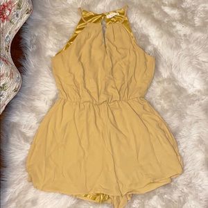 Gold romper